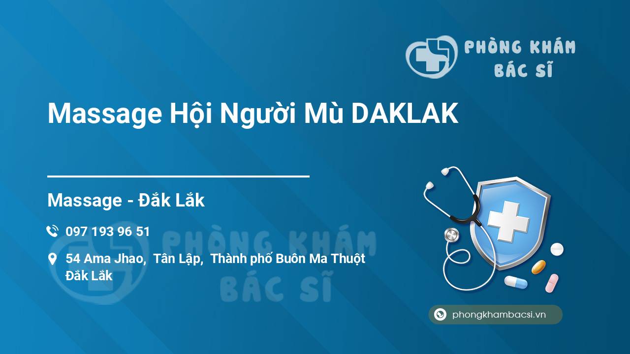 Massage Hội Người Mù DAKLAK