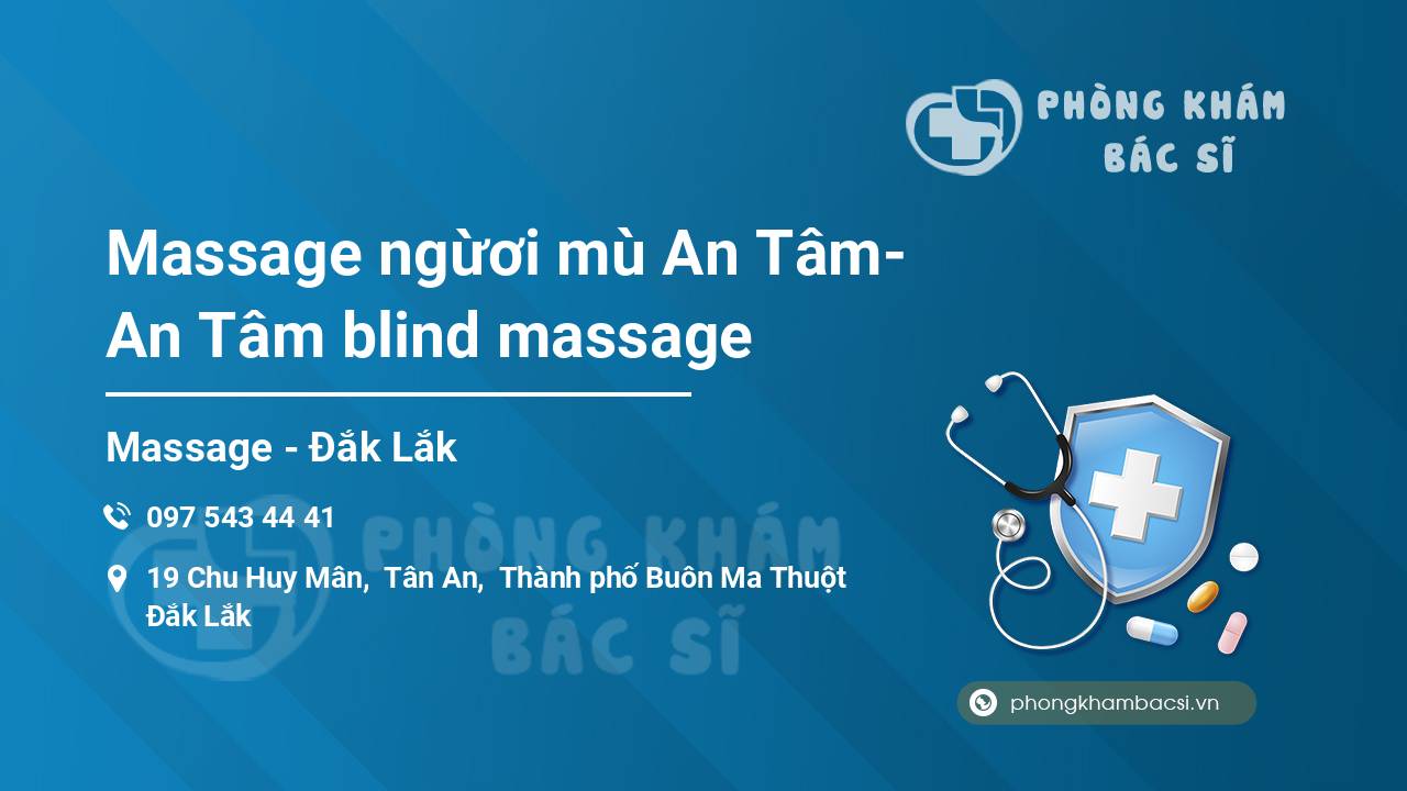 Massage ngừơi mù An Tâm- An Tâm blind massage