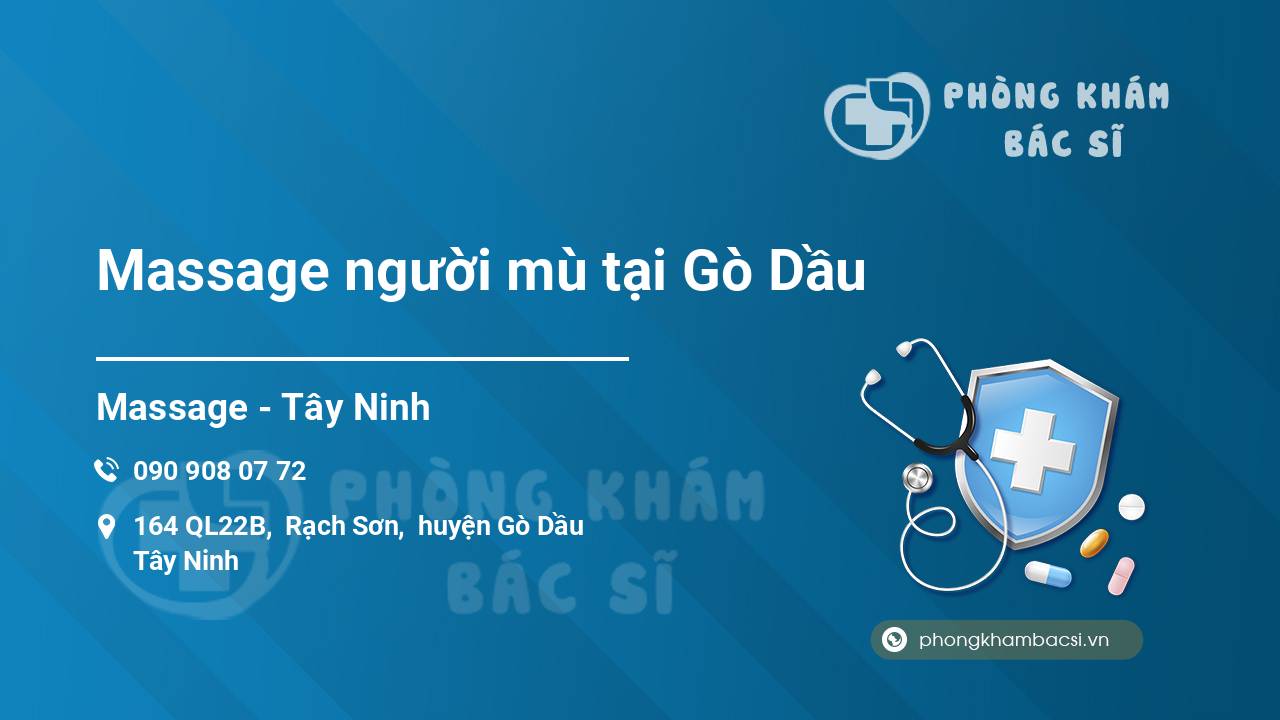 Massage người mù tại Gò Dầu
