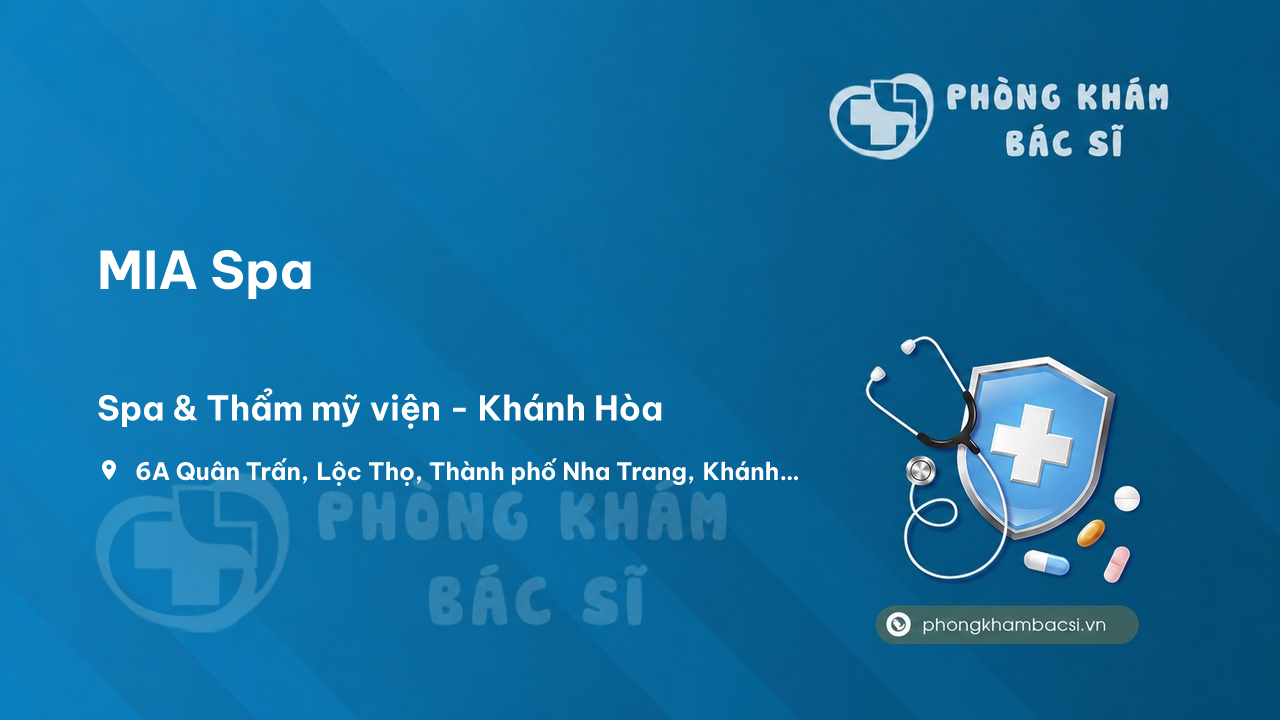 Review những điều cần biết về MIA Spa, Nha Trang, Khánh Hòa