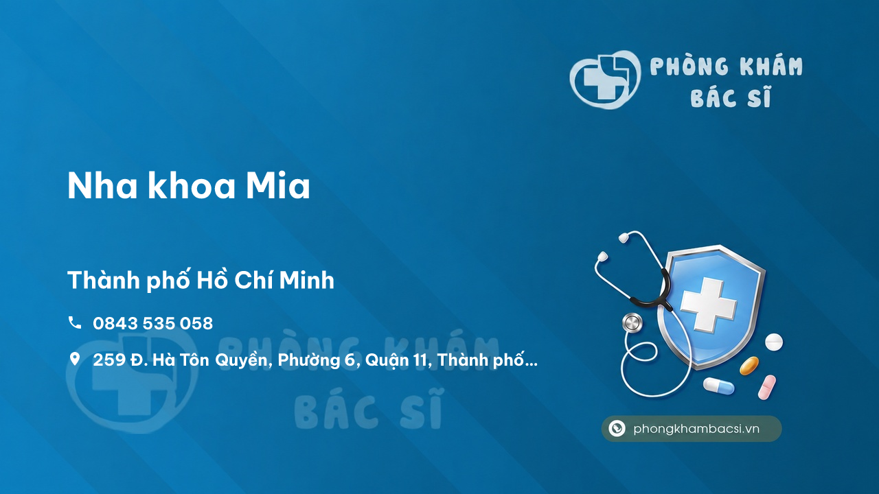 Review các dịch vụ tại Nha khoa Mia, Quận 11, Hồ Chí Minh