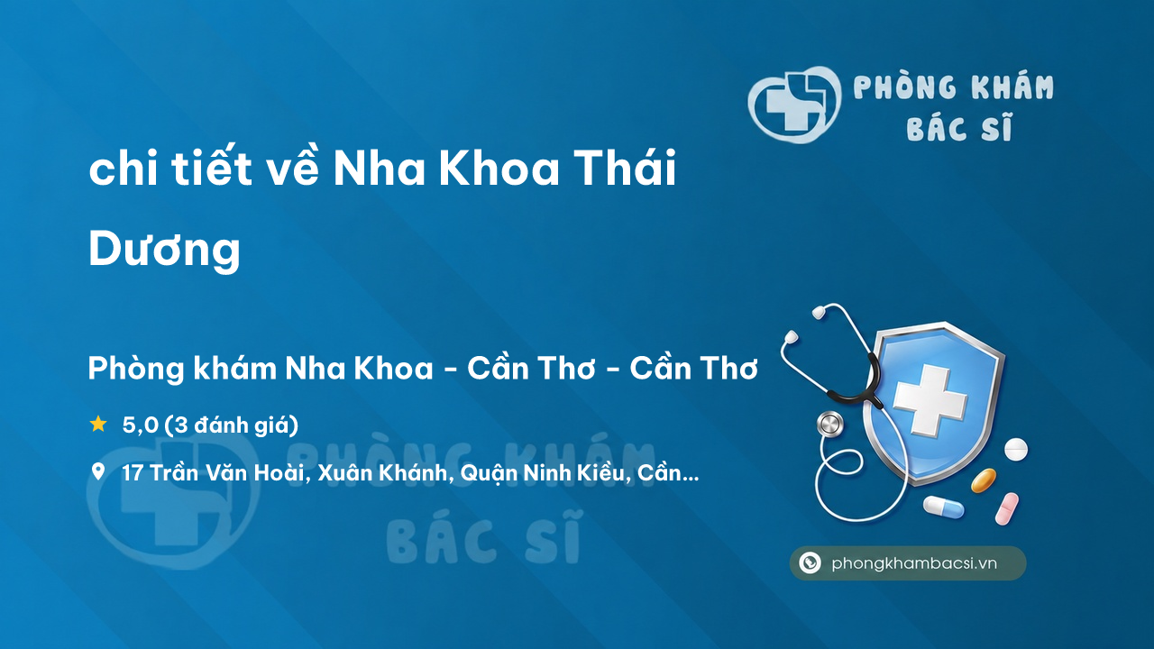Nha Khoa Thai Duong Ninh Kieu