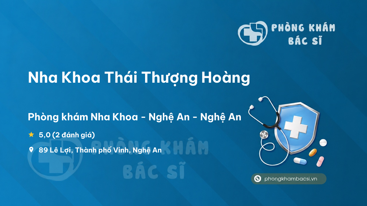 Nha Khoa Thai Thuong Hoang Thanh Pho Vinh