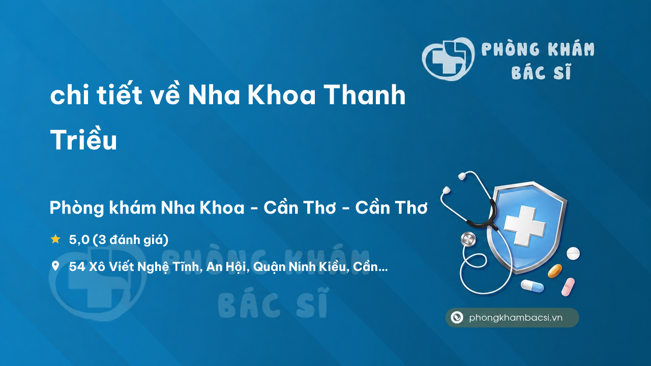 Nha Khoa Thanh Trieu Ninh Kieu