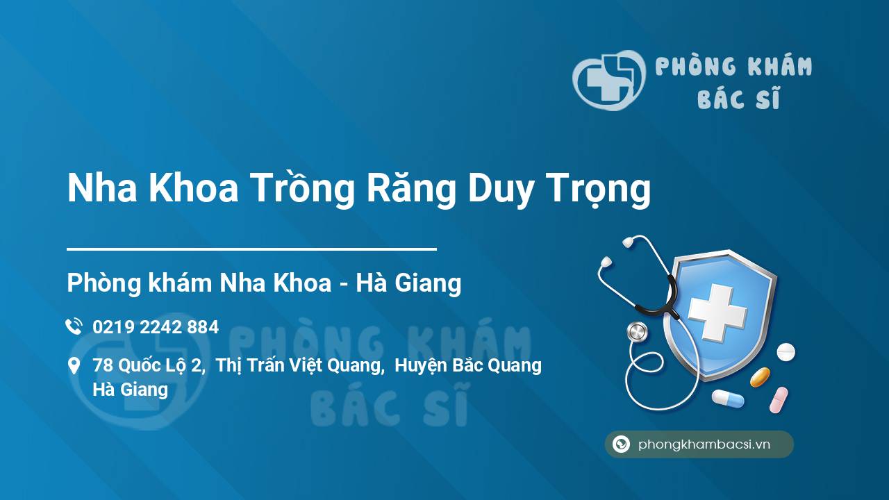 Nha Khoa Trồng Răng Duy Trọng