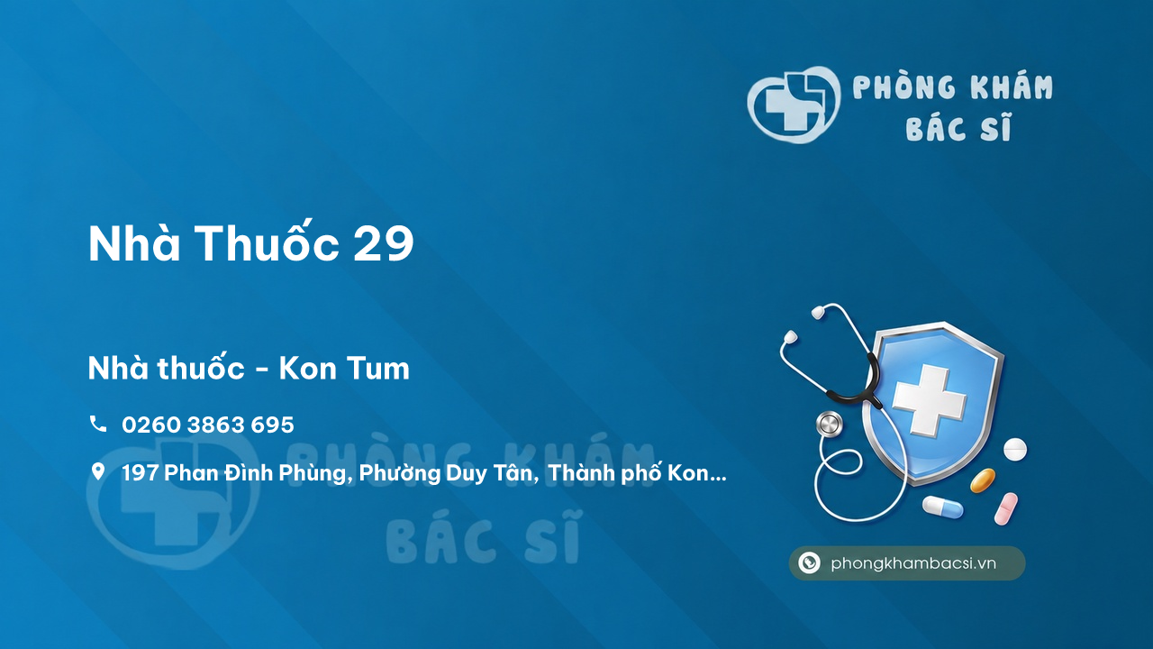 Nha Thuoc 29 Kon Tum
