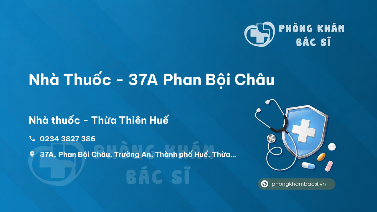 Nha Thuoc 37a Phan Boi Chau Thanh Pho Hue