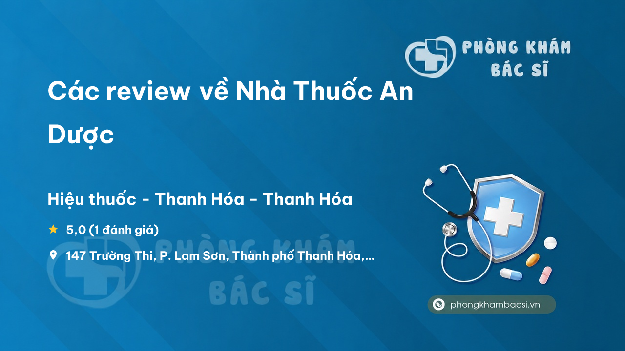 Nha Thuoc An Duoc Thanh Pho Thanh Hoa