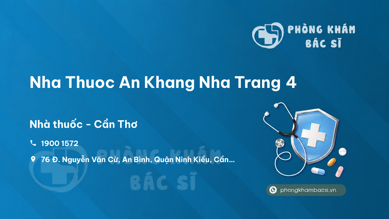 Review các dịch vụ tại Nhà Thuốc An Khang, Ninh Kiều, Cần Thơ
