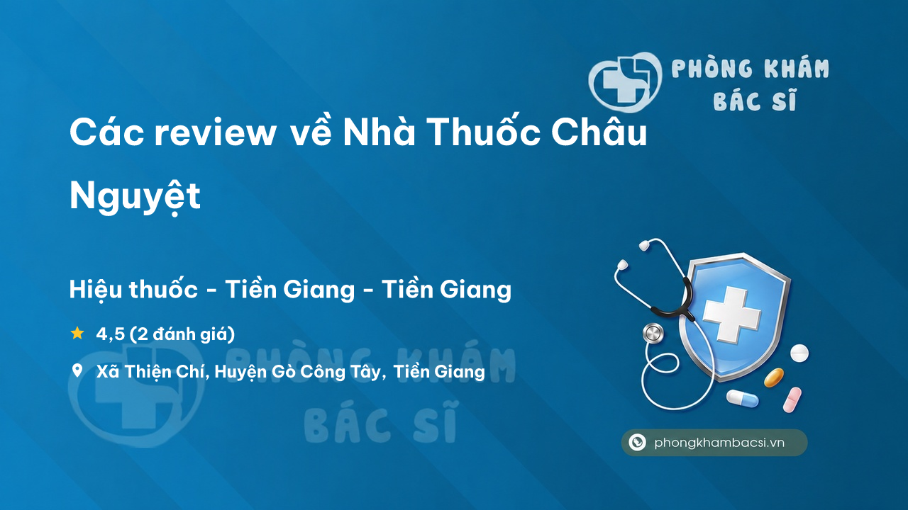 Nha Thuoc Chau Nguyet Go Cong Tay