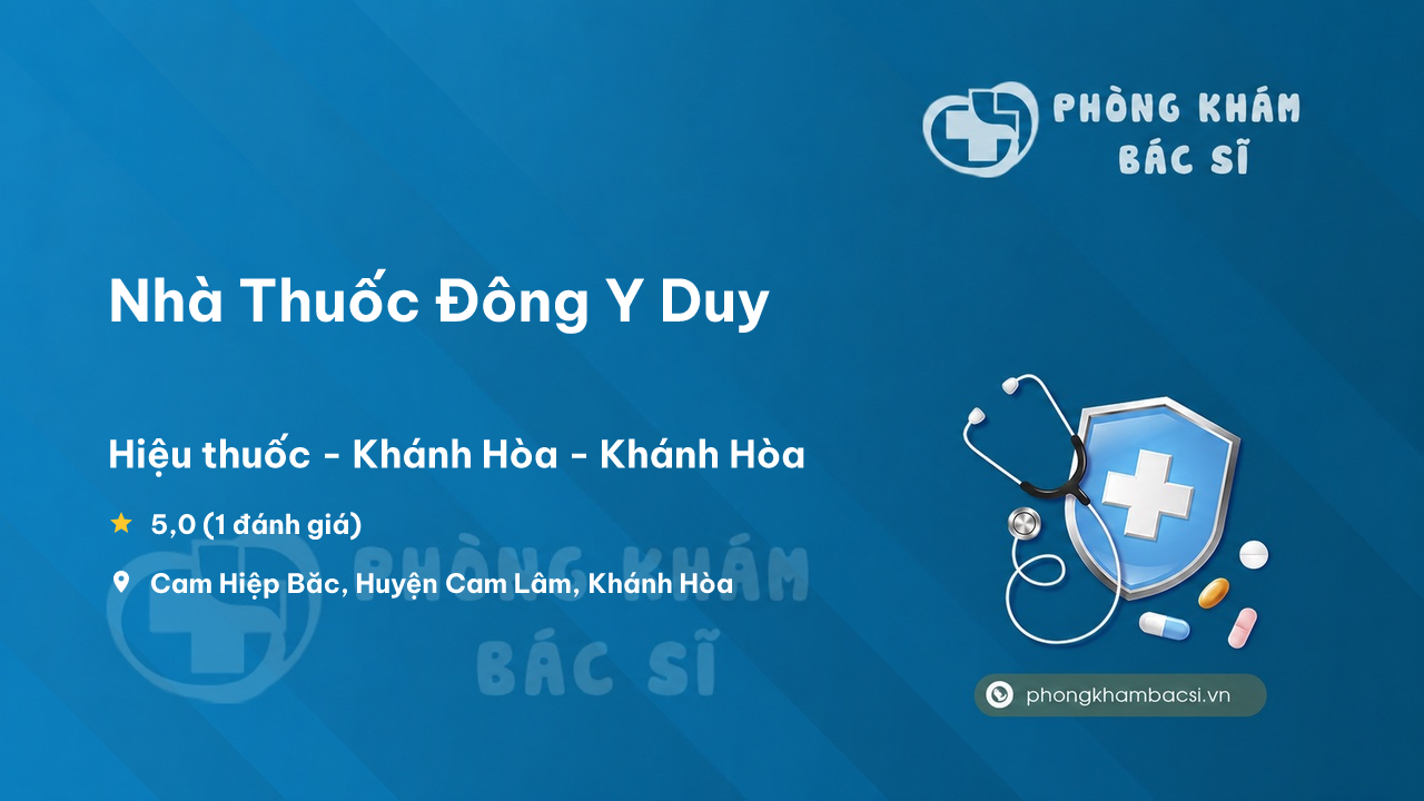 Nha Thuoc Dong Y Duy Cam Lam