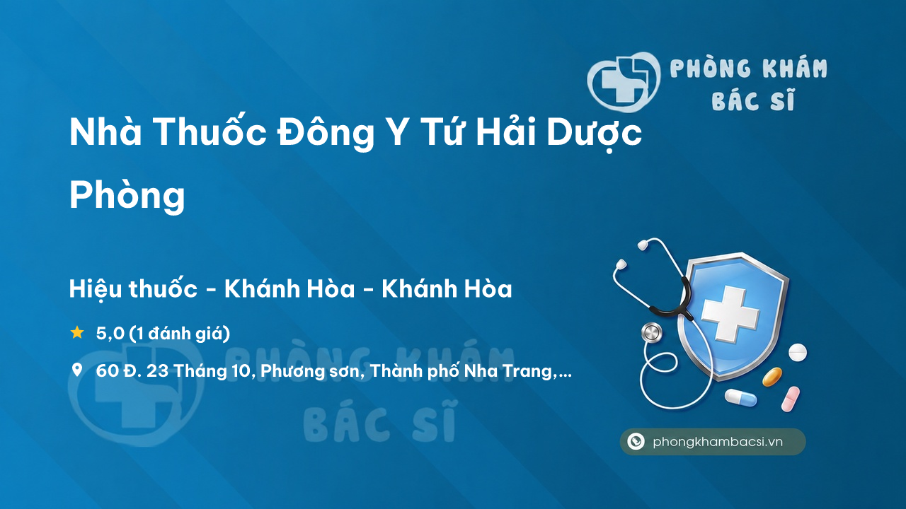 Nha Thuoc Dong Y Tu Hai Duoc Phong Nha Trang