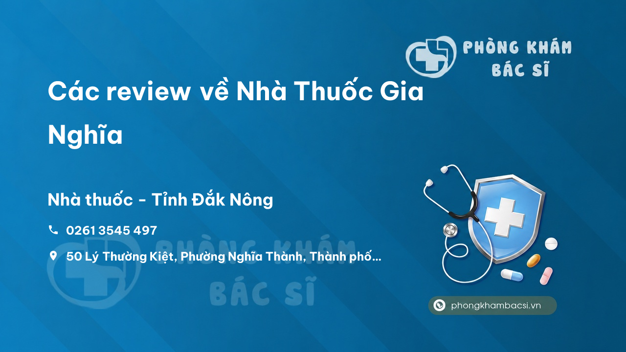 Nha Thuoc Gia Nghia