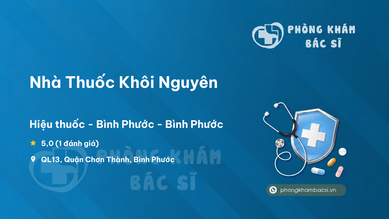 Nha Thuoc Khoi Nguyen Chon Thanh