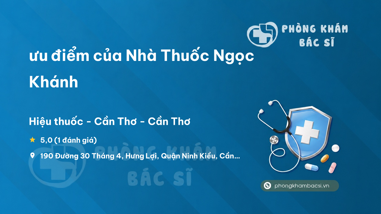 Nha Thuoc Ngoc Khanh Ninh Kieu