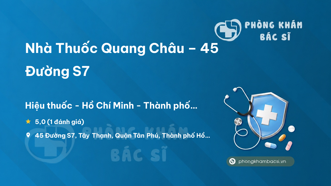 Nha Thuoc Quang Chau Tan Phu