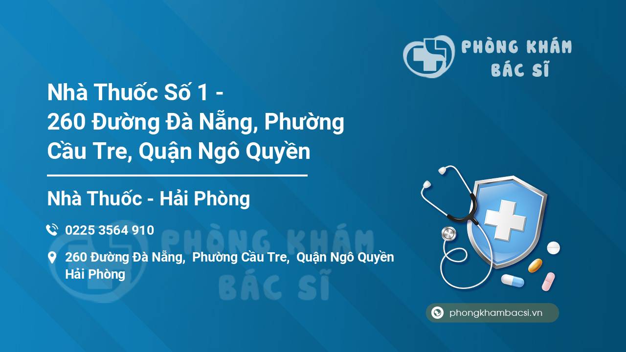 Nhà Thuốc Số 1 - 260 Đường Đà Nẵng, Phường Cầu Tre, Quận Ngô Quyền