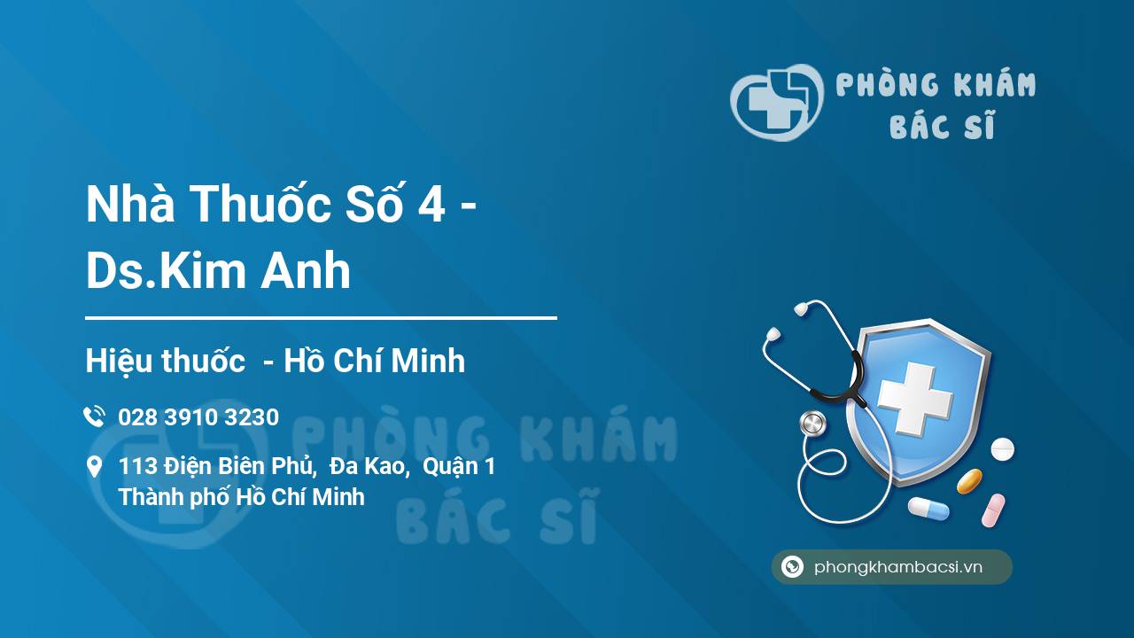 Nhà Thuốc Số 4 - Ds.Kim Anh
