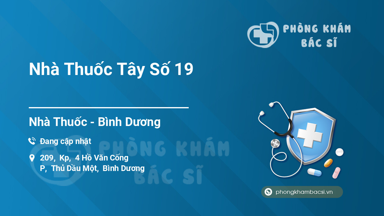 Nhà Thuốc Tây Số 19