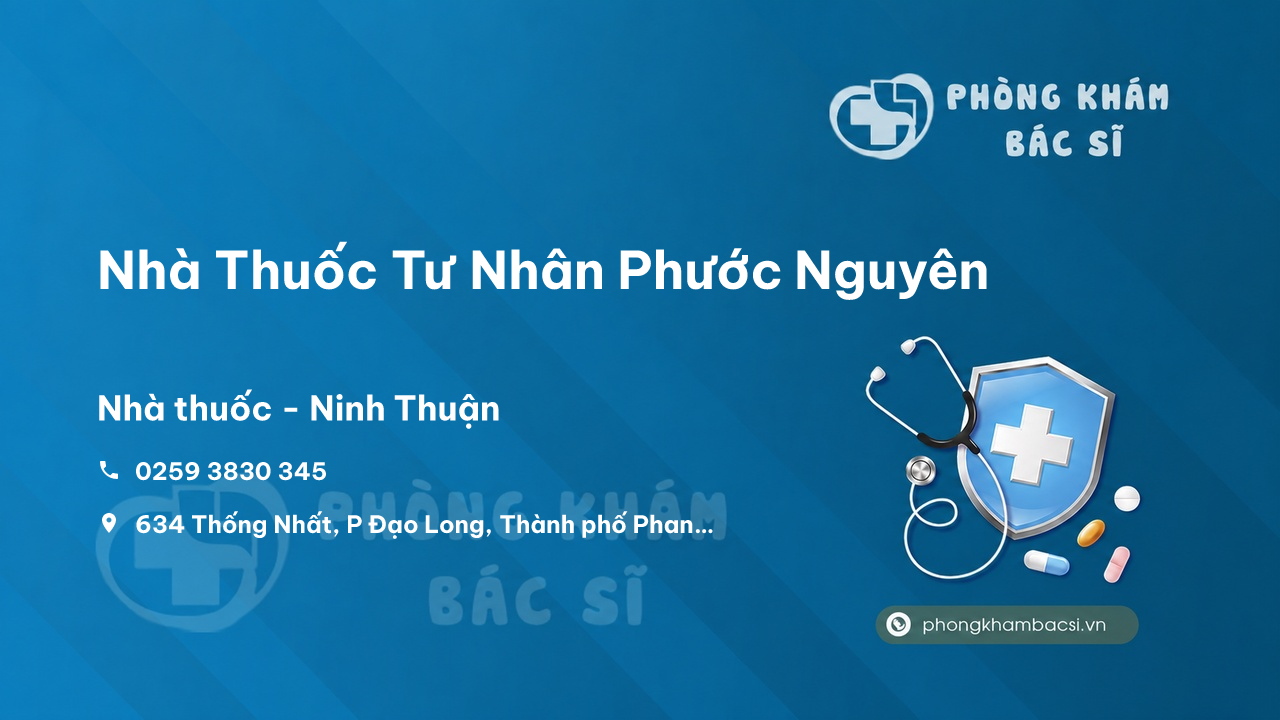 Nhà Thuốc Tư Nhân Phước Nguyên, Phan Rang-Tháp Chàm