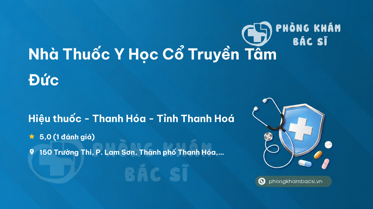 Nha Thuoc Y Hoc Co Truyen Tam Duc Thanh Pho Thanh Hoa
