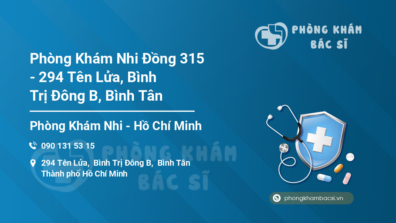 Phòng Khám Nhi Đồng 315 - 294 Tên Lửa, Bình Trị Đông B, Bình Tân