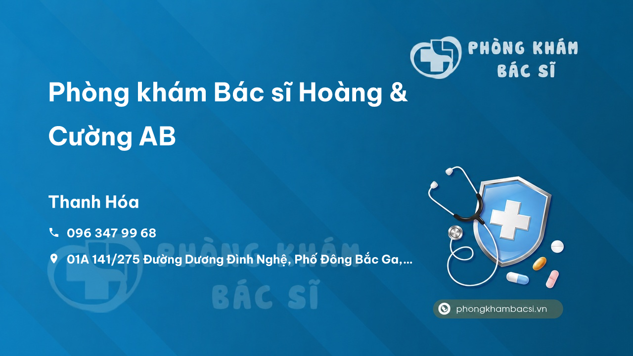Phòng khám Bác sĩ Hoàng & Cường AB, Thành phố Thanh Hóa