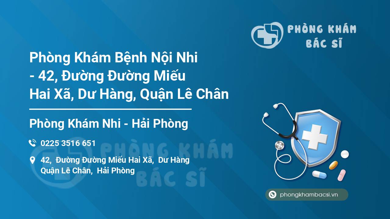 Phòng Khám Bệnh Nội Nhi - 42, Đường Đường Miếu Hai Xã, Dư Hàng, Quận Lê Chân