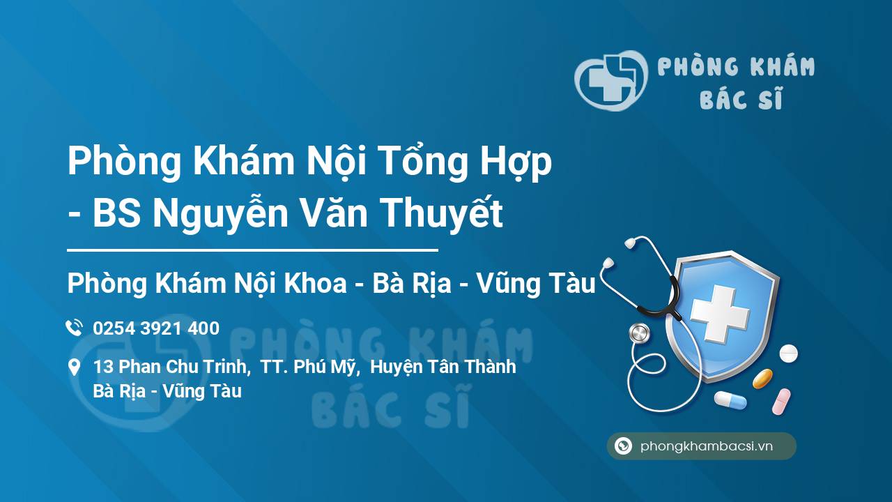 Phòng Khám Nội Tổng Hợp - BS Nguyễn Văn Thuyết