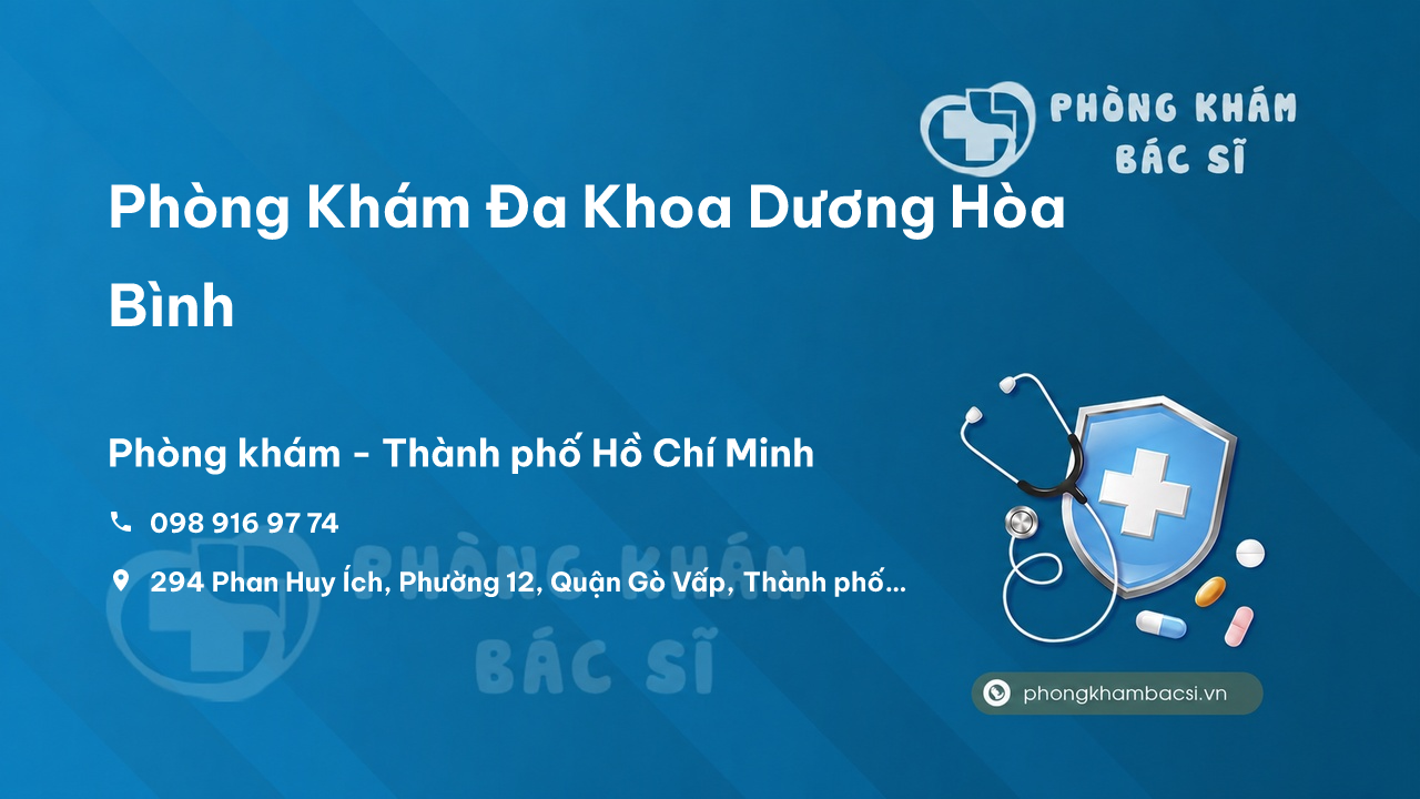 Phòng Khám Đa Khoa Dương Hòa Bình