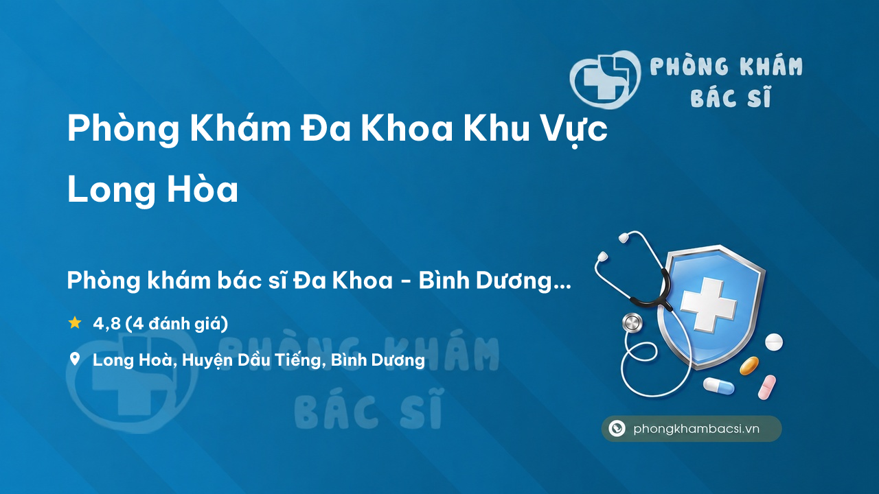 Phong Kham Da Khoa Khu Vuc Long Hoa Dau Tieng
