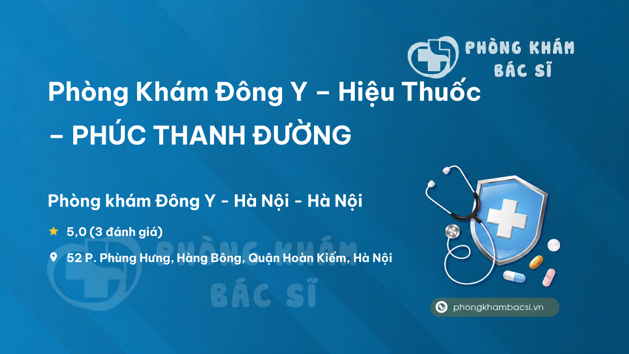 Phong Kham Dong Y Hieu Thuoc Phuc Thanh Duong Hoan Kiem