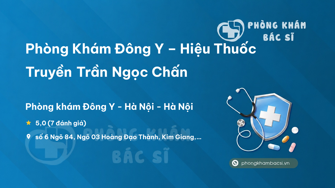 Phong Kham Dong Y Hieu Thuoc Truyen Tran Ngoc Chan Thanh Xuan