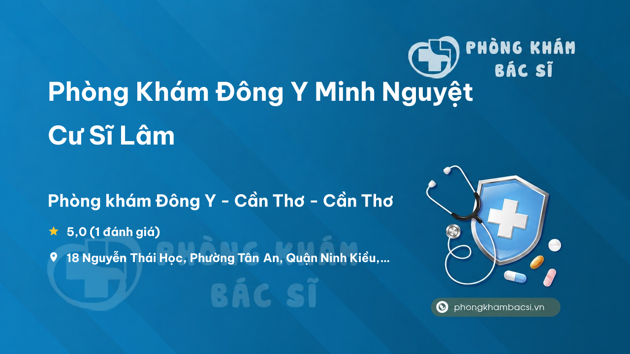 Phong Kham Dong Y Minh Nguyet Cu Si Lam Ninh Kieu