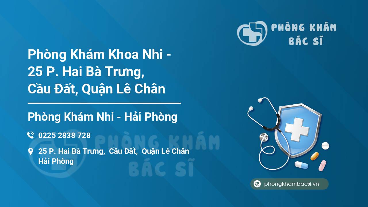 Phòng Khám Khoa Nhi - 25 P. Hai Bà Trưng, Cầu Đất, Quận Lê Chân