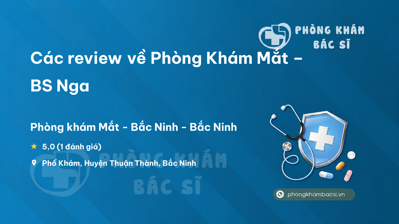 Phong Kham Mat Bs Nga Thuan Thanh