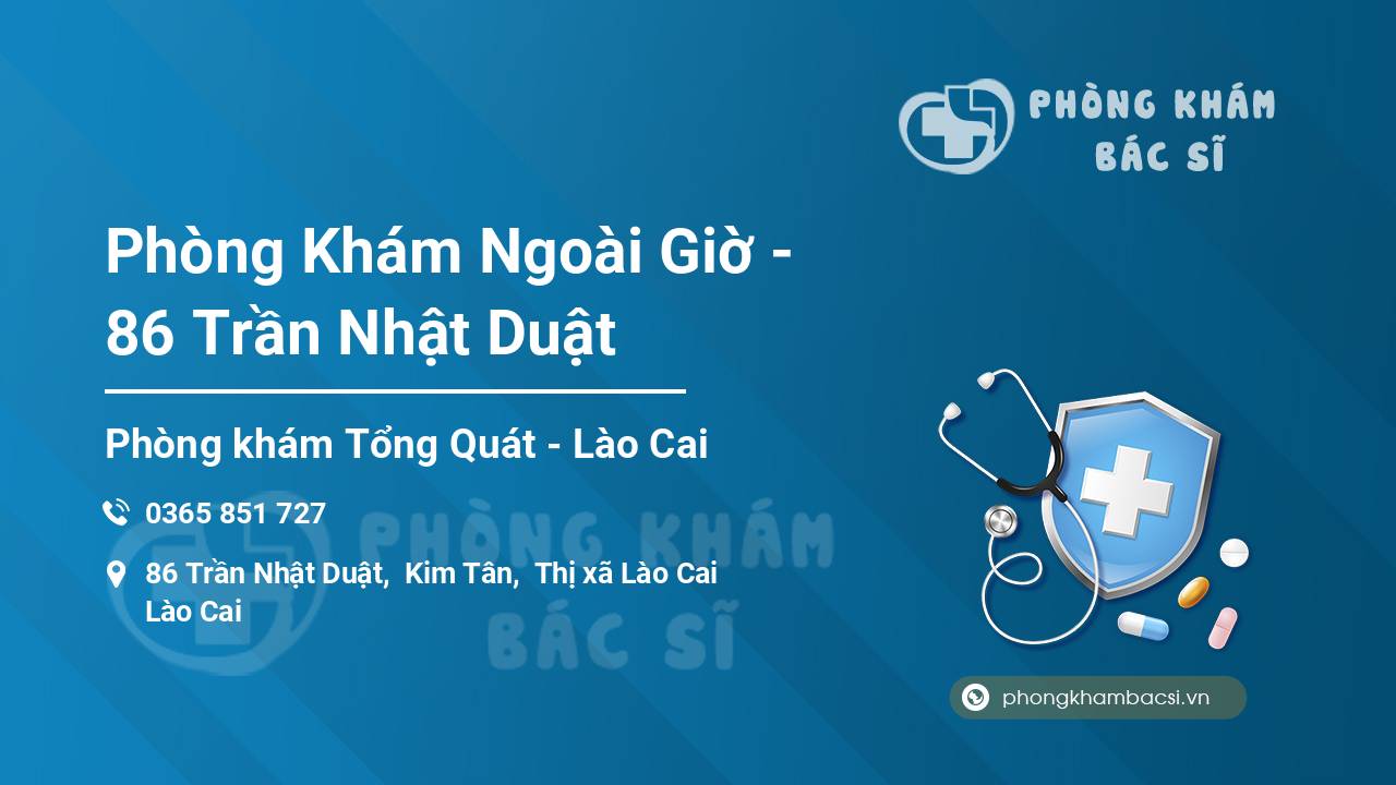 Phòng Khám Ngoài Giờ - 86 Trần Nhật Duật