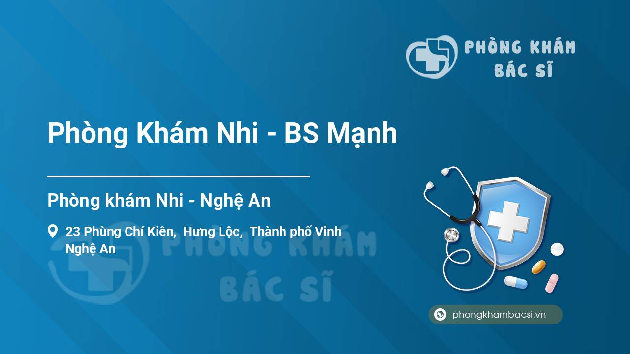 Phòng Khám Nhi - BS Mạnh
