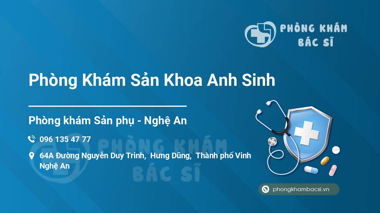 [Review] Phòng Khám Sản Khoa Anh Sinh, Thành phố Vinh, Nghệ An