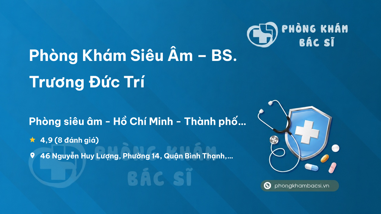 Phong Kham Sieu Am Bs Truong Duc Tri Binh Thanh