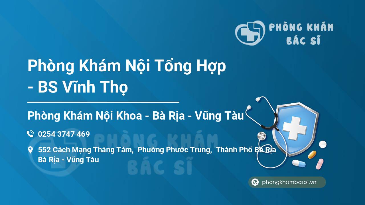 Phòng Khám Nội Tổng Hợp - BS Vĩnh Thọ