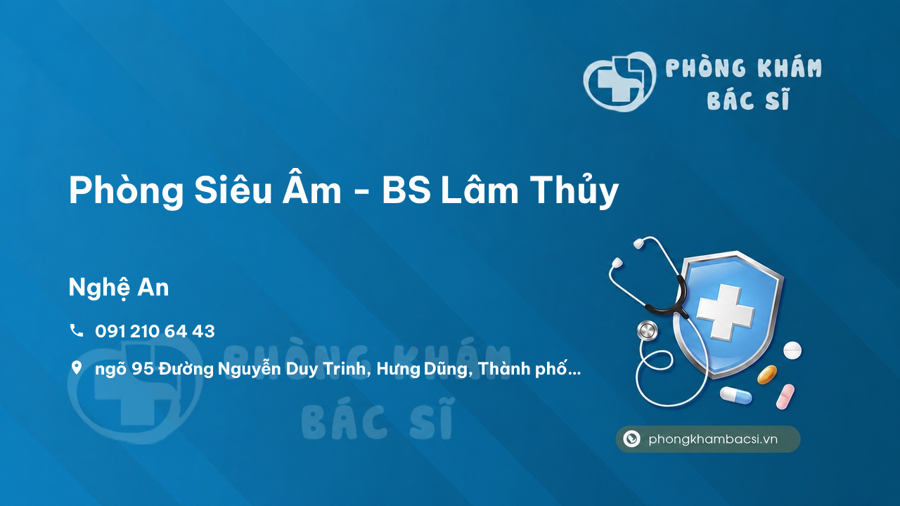 Phòng Siêu Âm - BS Lâm Thủy, Thành phố Vinh, Nghệ An