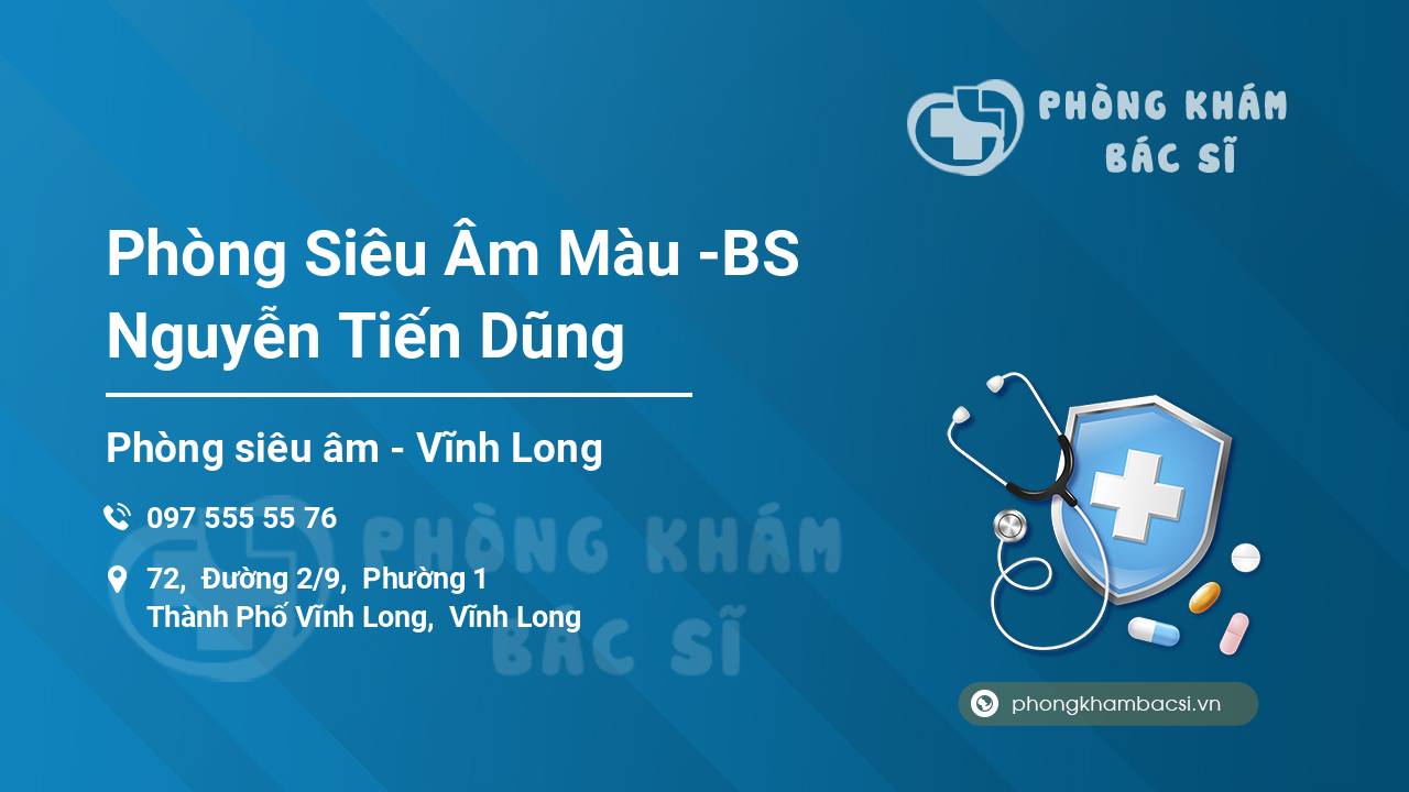Phòng Siêu Âm Màu -BS Nguyễn Tiến Dũng