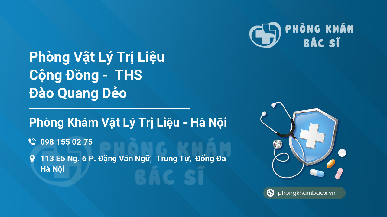 Phòng Vật Lý Trị Liệu Cộng Đồng -  THS Đào Quang Dẻo