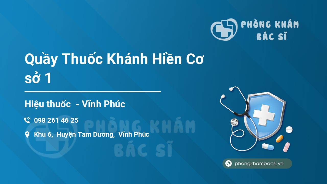 Quầy Thuốc Khánh Hiền Cơ sở 1
