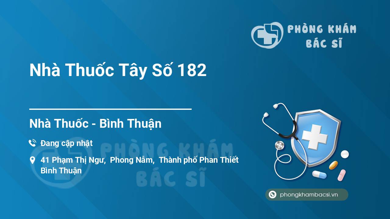 Nhà Thuốc Tây Số 182