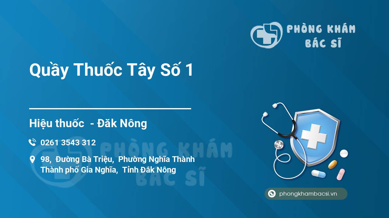 Quầy Thuốc Tây Số 1