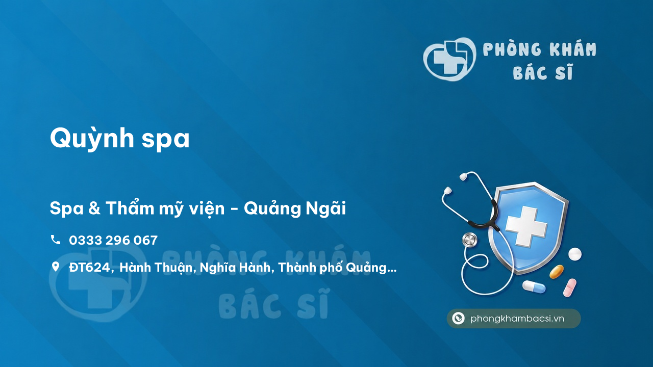 Chất lượng Quỳnh spa, Quảng Ngãi tốt không?
