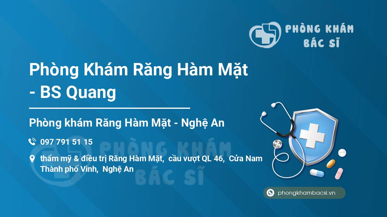 Phòng Khám Răng Hàm Mặt - BS Quang