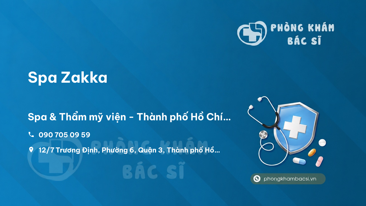 Review Spa Zakka, Quận 3, Hồ Chí Minh